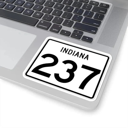 Indiana 237 (Indiana) (Road Sign) STICKER Vinyl Kiss-Cut Decal - The Sticker Space