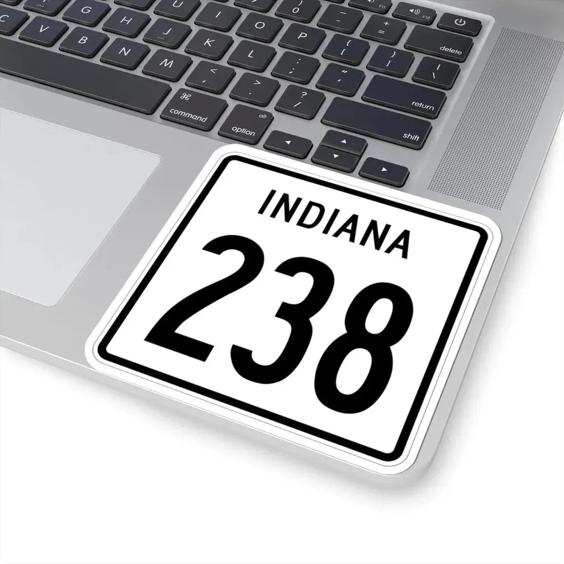 Indiana 238 1955 (Indiana) (Road Sign) STICKER Vinyl Kiss-Cut Decal - The Sticker Space