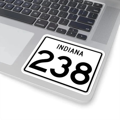 Indiana 238 (Indiana) (Road Sign) STICKER Vinyl Kiss-Cut Decal - The Sticker Space