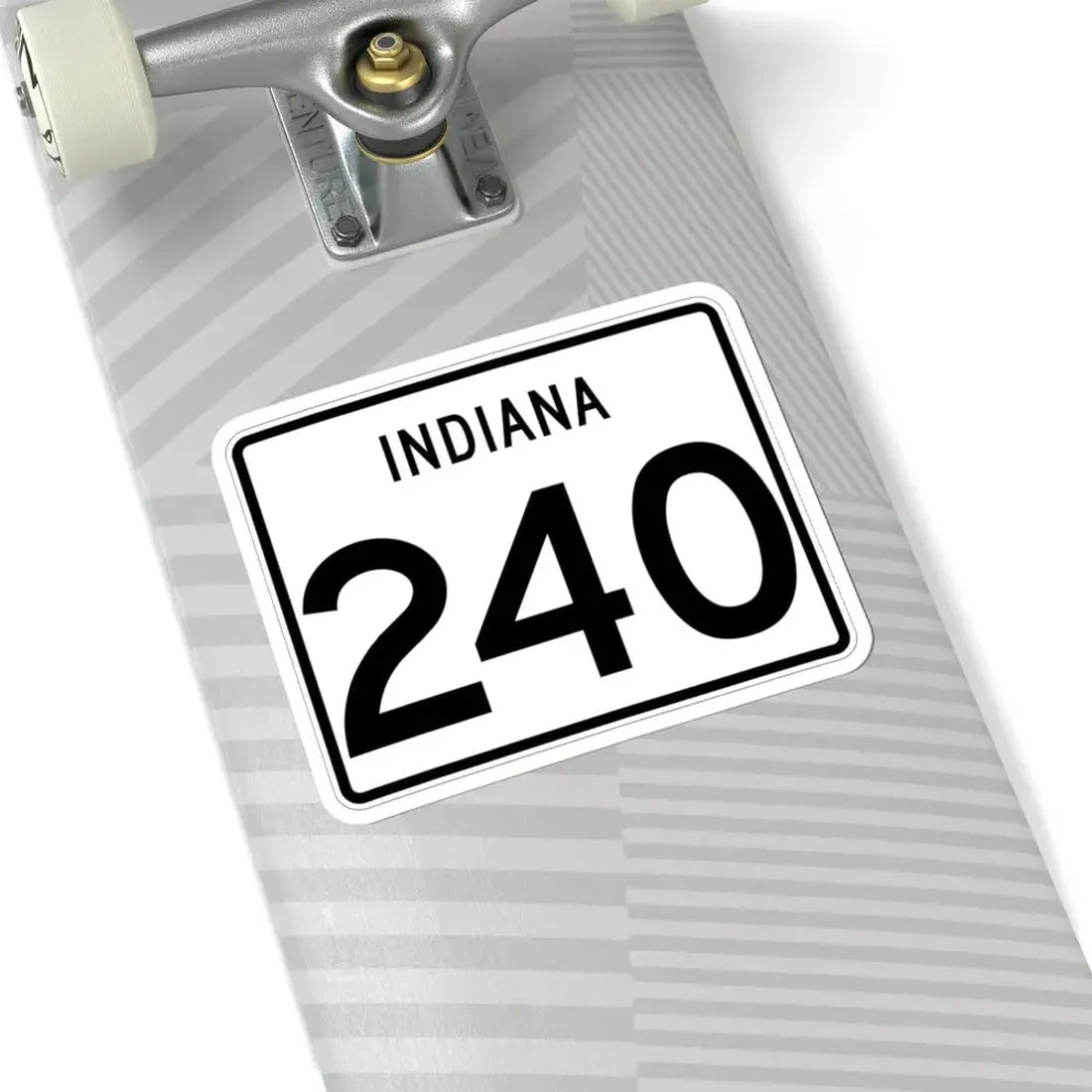 Indiana 240 (Indiana) (Road Sign) STICKER Vinyl Kiss-Cut Decal - The Sticker Space