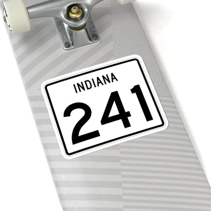 Indiana 241 (Indiana) (Road Sign) STICKER Vinyl Kiss-Cut Decal - The Sticker Space