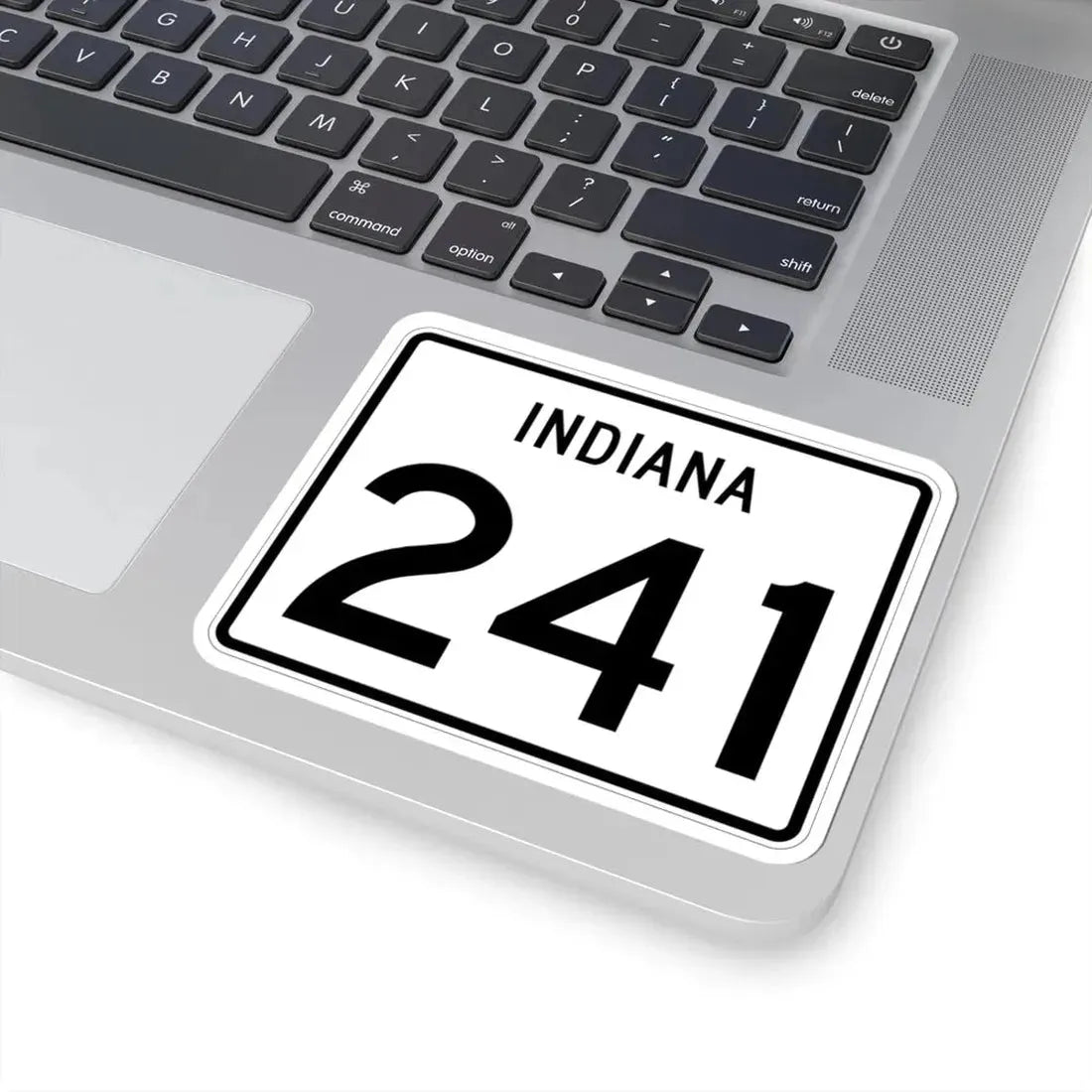 Indiana 241 (Indiana) (Road Sign) STICKER Vinyl Kiss-Cut Decal - The Sticker Space