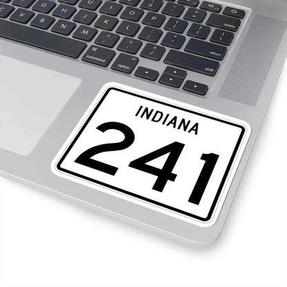 Indiana 241 (Indiana) (Road Sign) STICKER Vinyl Kiss-Cut Decal - The Sticker Space
