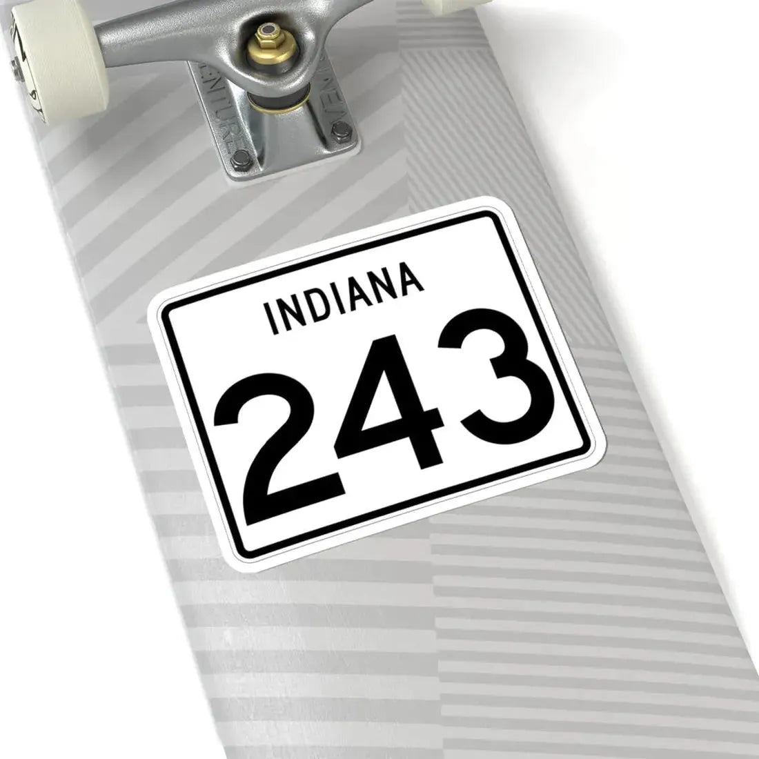 Indiana 243 (Indiana) (Road Sign) STICKER Vinyl Kiss-Cut Decal - The Sticker Space