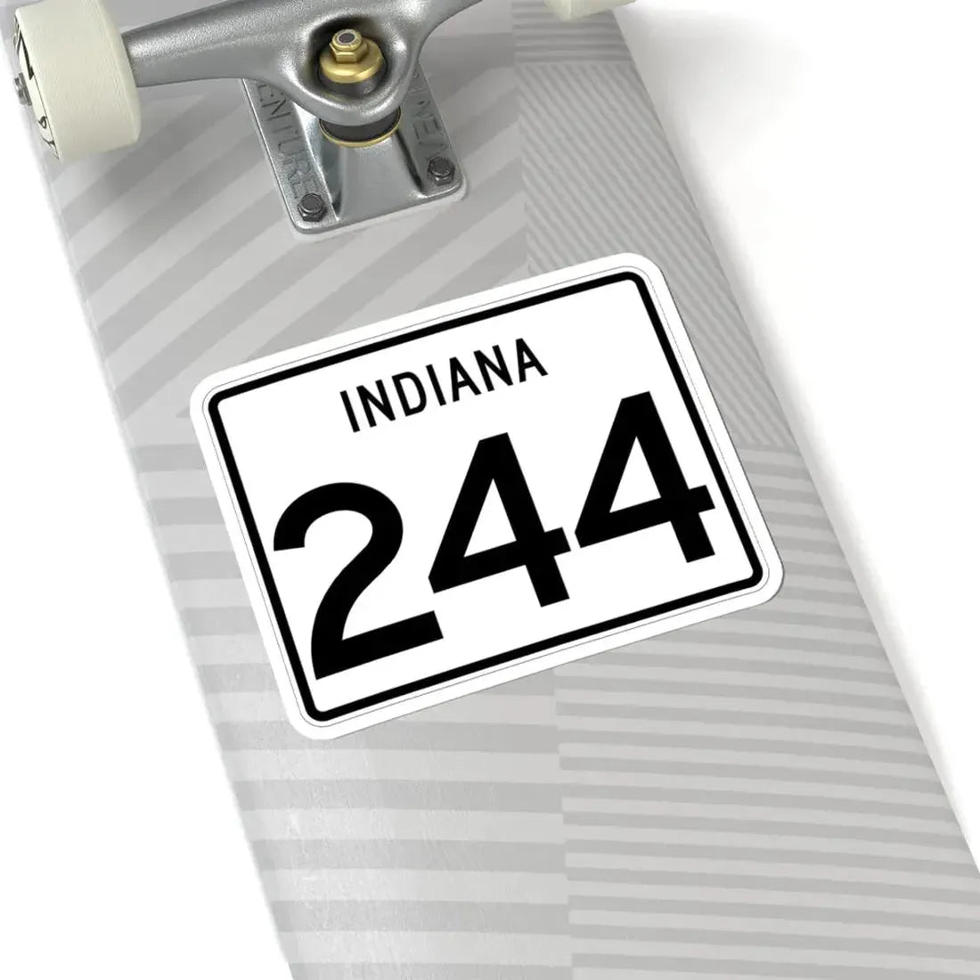 Indiana 244 (Indiana) (Road Sign) STICKER Vinyl Kiss-Cut Decal - The Sticker Space