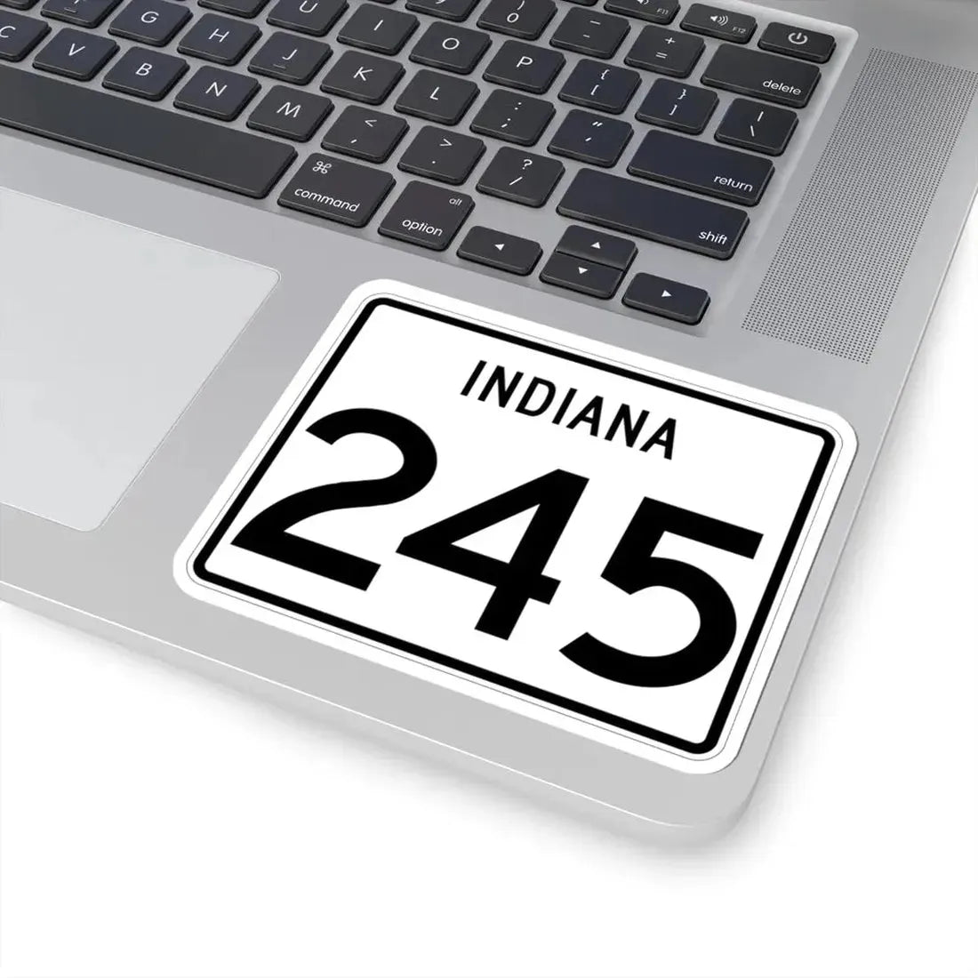 Indiana 245 (Indiana) (Road Sign) STICKER Vinyl Kiss-Cut Decal - The Sticker Space