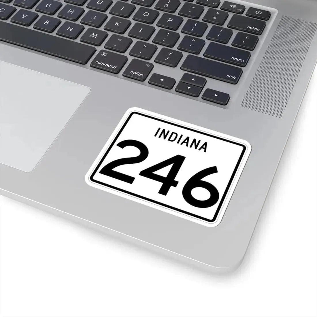 Indiana 246 (Indiana) (Road Sign) STICKER Vinyl Kiss-Cut Decal - The Sticker Space