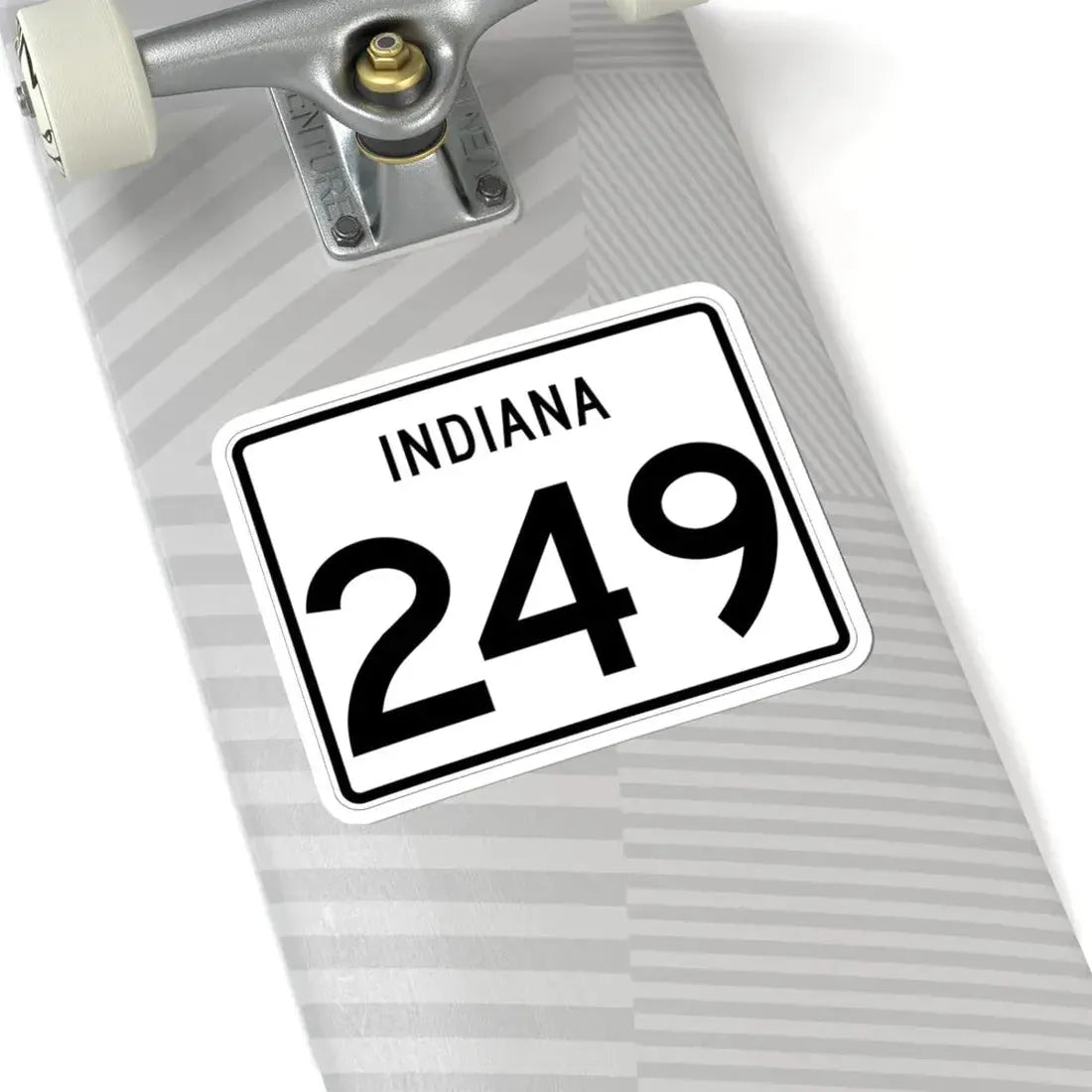 Indiana 249 (Indiana) (Road Sign) STICKER Vinyl Kiss-Cut Decal - The Sticker Space