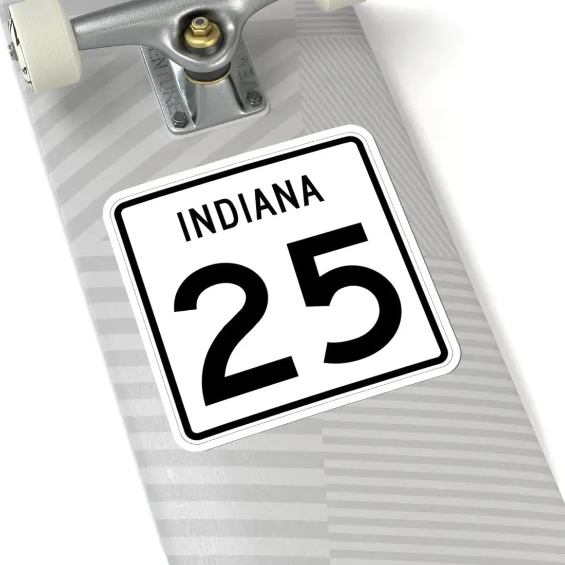 Indiana 25 (Indiana) (Road Sign) STICKER Vinyl Kiss-Cut Decal - The Sticker Space