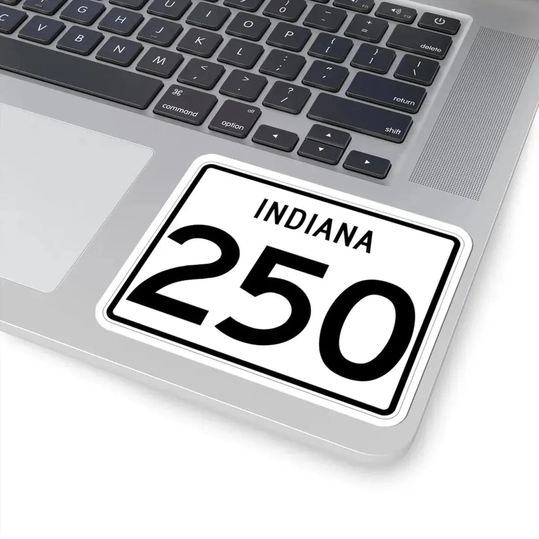 Indiana 250 (Indiana) (Road Sign) STICKER Vinyl Kiss-Cut Decal - The Sticker Space