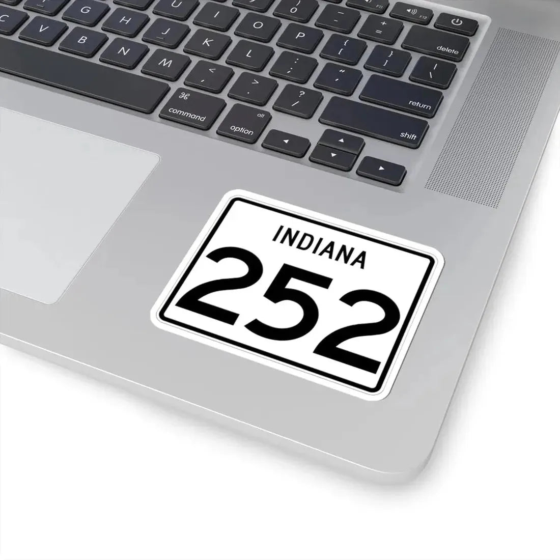 Indiana 252 (Indiana) (Road Sign) STICKER Vinyl Kiss-Cut Decal - The Sticker Space
