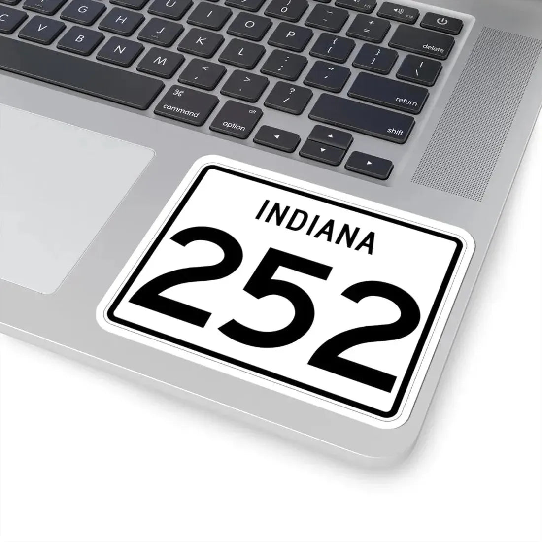 Indiana 252 (Indiana) (Road Sign) STICKER Vinyl Kiss-Cut Decal - The Sticker Space