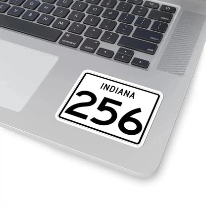 Indiana 256 (Indiana) (Road Sign) STICKER Vinyl Kiss-Cut Decal - The Sticker Space