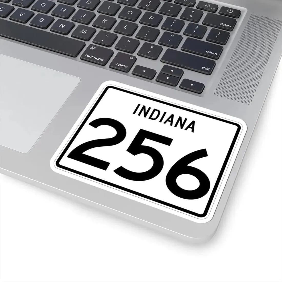 Indiana 256 (Indiana) (Road Sign) STICKER Vinyl Kiss-Cut Decal - The Sticker Space
