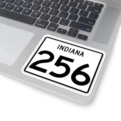 Indiana 256 (Indiana) (Road Sign) STICKER Vinyl Kiss-Cut Decal - The Sticker Space
