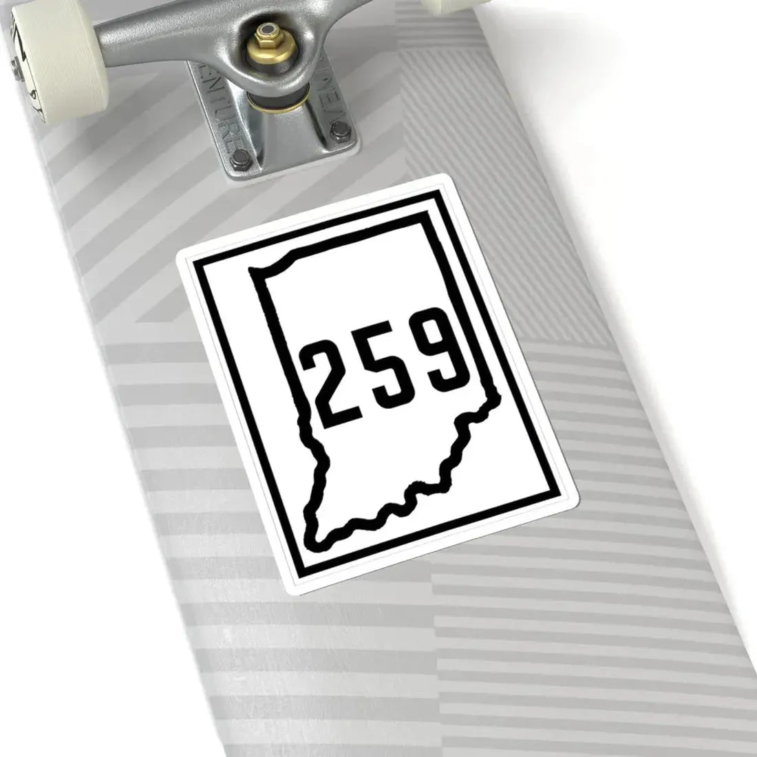 Indiana 259 1926 (Indiana) (Road Sign) STICKER Vinyl Kiss-Cut Decal - The Sticker Space