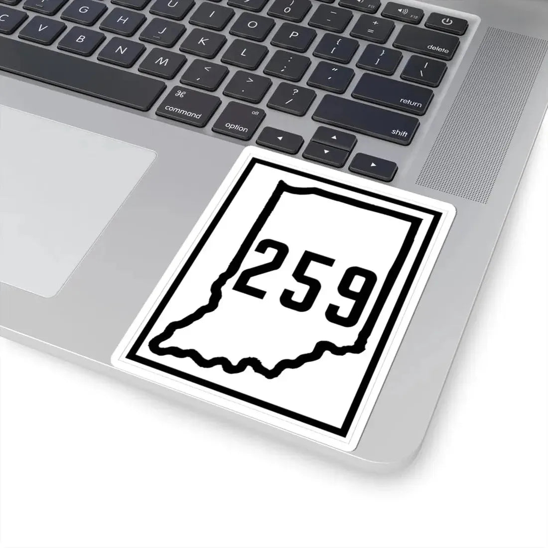 Indiana 259 1926 (Indiana) (Road Sign) STICKER Vinyl Kiss-Cut Decal - The Sticker Space
