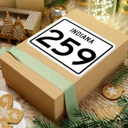 Indiana 259 (Indiana) (Road Sign) STICKER Vinyl Kiss-Cut Decal - The Sticker Space