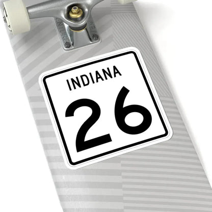 Indiana 26 (Indiana) (Road Sign) STICKER Vinyl Kiss-Cut Decal - The Sticker Space