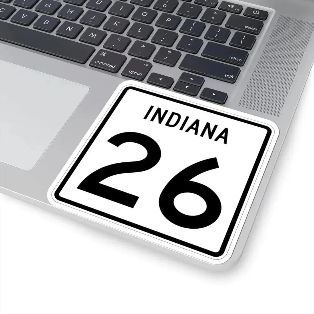 Indiana 26 (Indiana) (Road Sign) STICKER Vinyl Kiss-Cut Decal - The Sticker Space