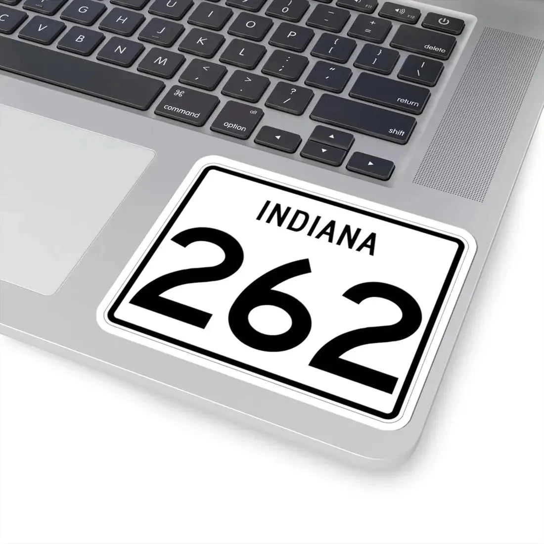 Indiana 262 (Indiana) (Road Sign) STICKER Vinyl Kiss-Cut Decal - The Sticker Space