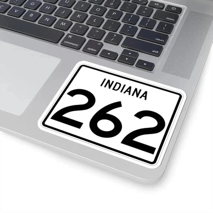 Indiana 262 (Indiana) (Road Sign) STICKER Vinyl Kiss-Cut Decal - The Sticker Space