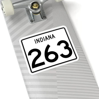Indiana 263 (Indiana) (Road Sign) STICKER Vinyl Kiss-Cut Decal - The Sticker Space