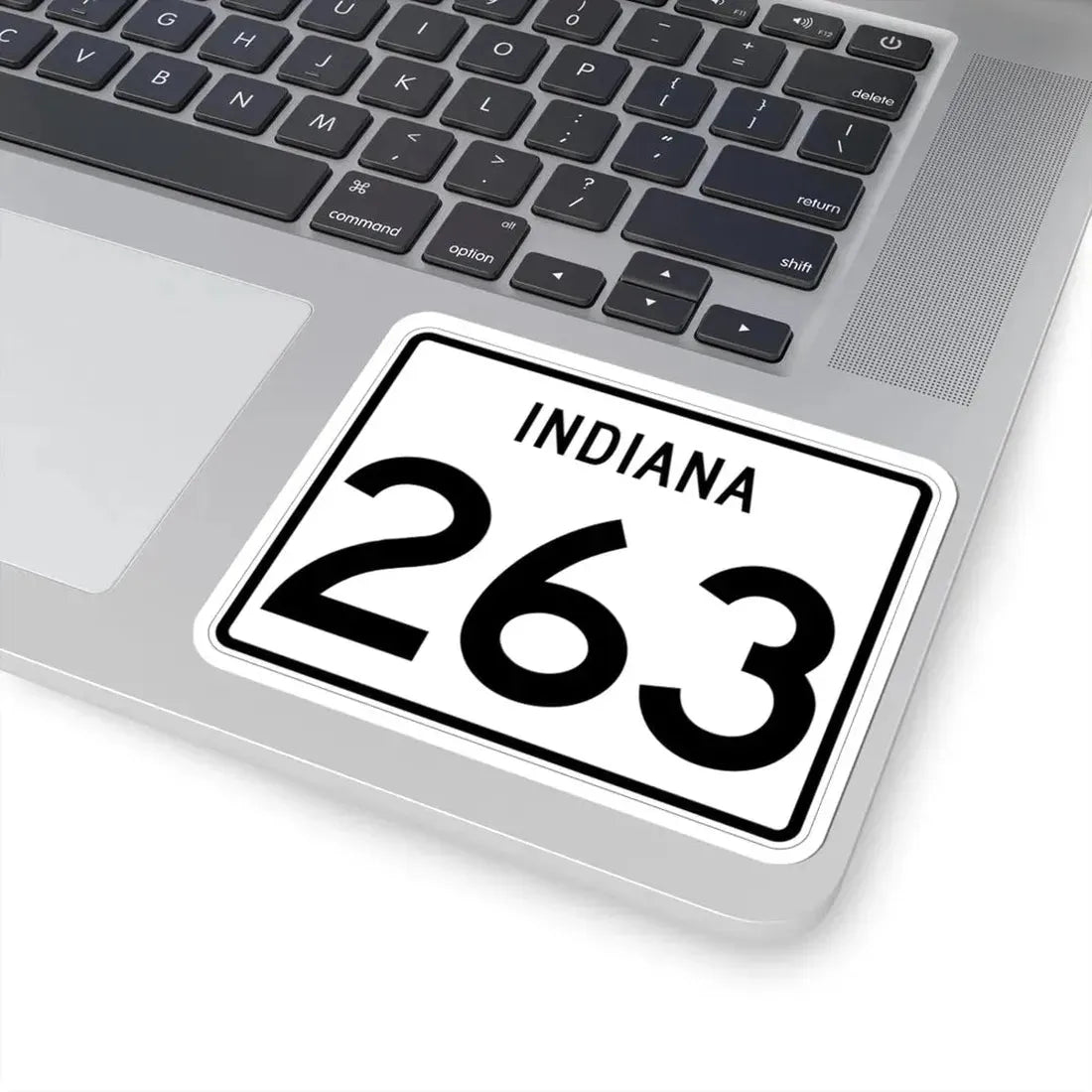 Indiana 263 (Indiana) (Road Sign) STICKER Vinyl Kiss-Cut Decal - The Sticker Space