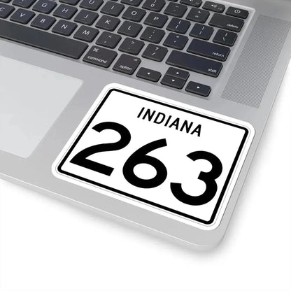 Indiana 263 (Indiana) (Road Sign) STICKER Vinyl Kiss-Cut Decal - The Sticker Space