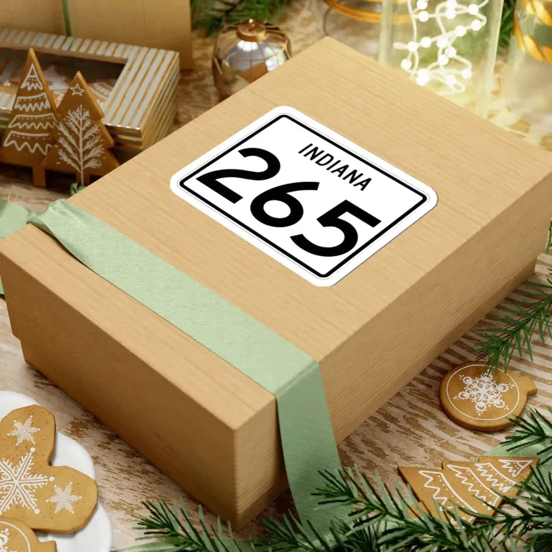 Indiana 265 (Indiana) (Road Sign) STICKER Vinyl Kiss-Cut Decal - The Sticker Space