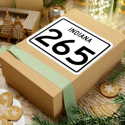Indiana 265 (Indiana) (Road Sign) STICKER Vinyl Kiss-Cut Decal - The Sticker Space