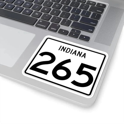 Indiana 265 (Indiana) (Road Sign) STICKER Vinyl Kiss-Cut Decal - The Sticker Space