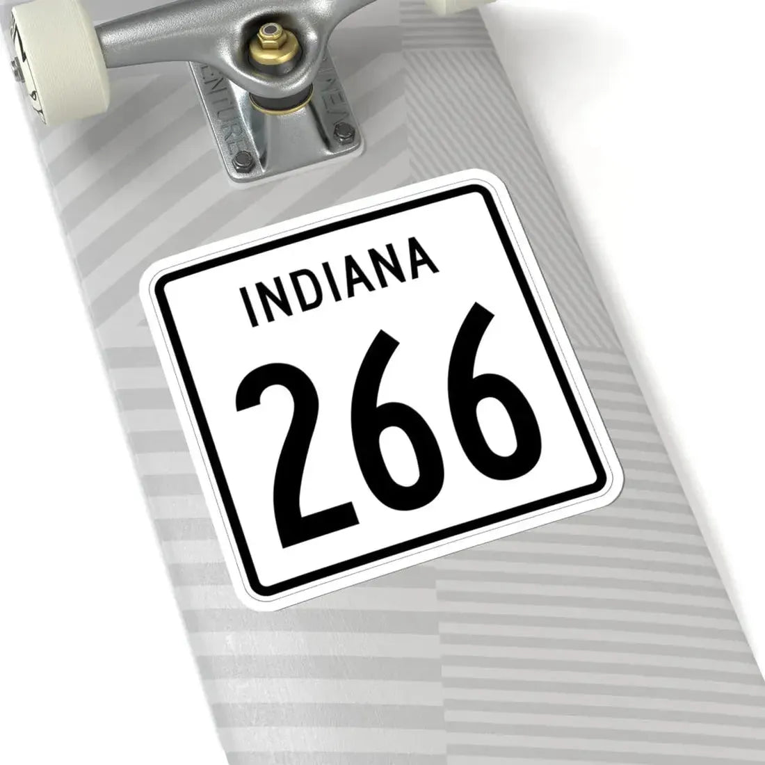 Indiana 266 1955 (Indiana) (Road Sign) STICKER Vinyl Kiss-Cut Decal - The Sticker Space