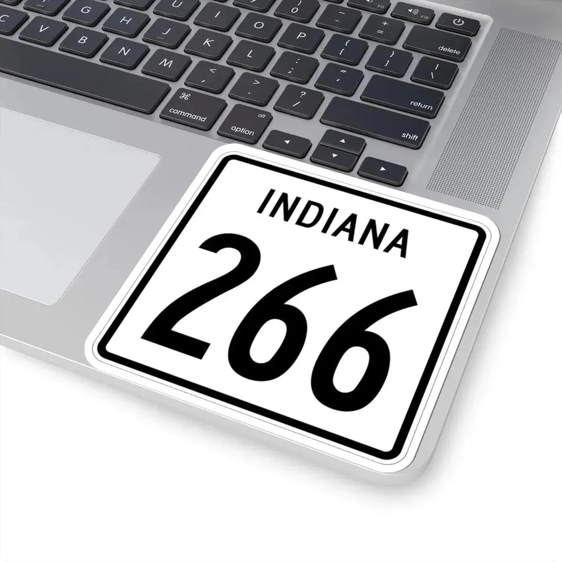 Indiana 266 1955 (Indiana) (Road Sign) STICKER Vinyl Kiss-Cut Decal - The Sticker Space