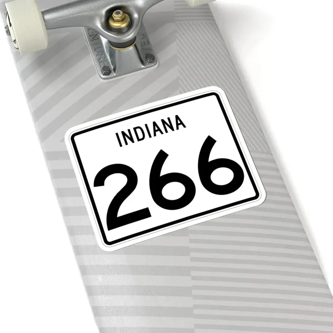 Indiana 266 (Indiana) (Road Sign) STICKER Vinyl Kiss-Cut Decal - The Sticker Space