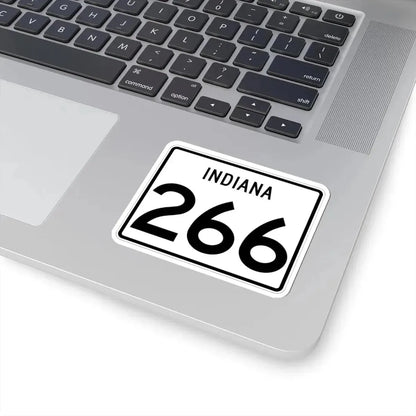 Indiana 266 (Indiana) (Road Sign) STICKER Vinyl Kiss-Cut Decal - The Sticker Space