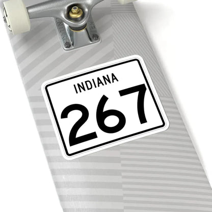 Indiana 267 (Indiana) (Road Sign) STICKER Vinyl Kiss-Cut Decal - The Sticker Space