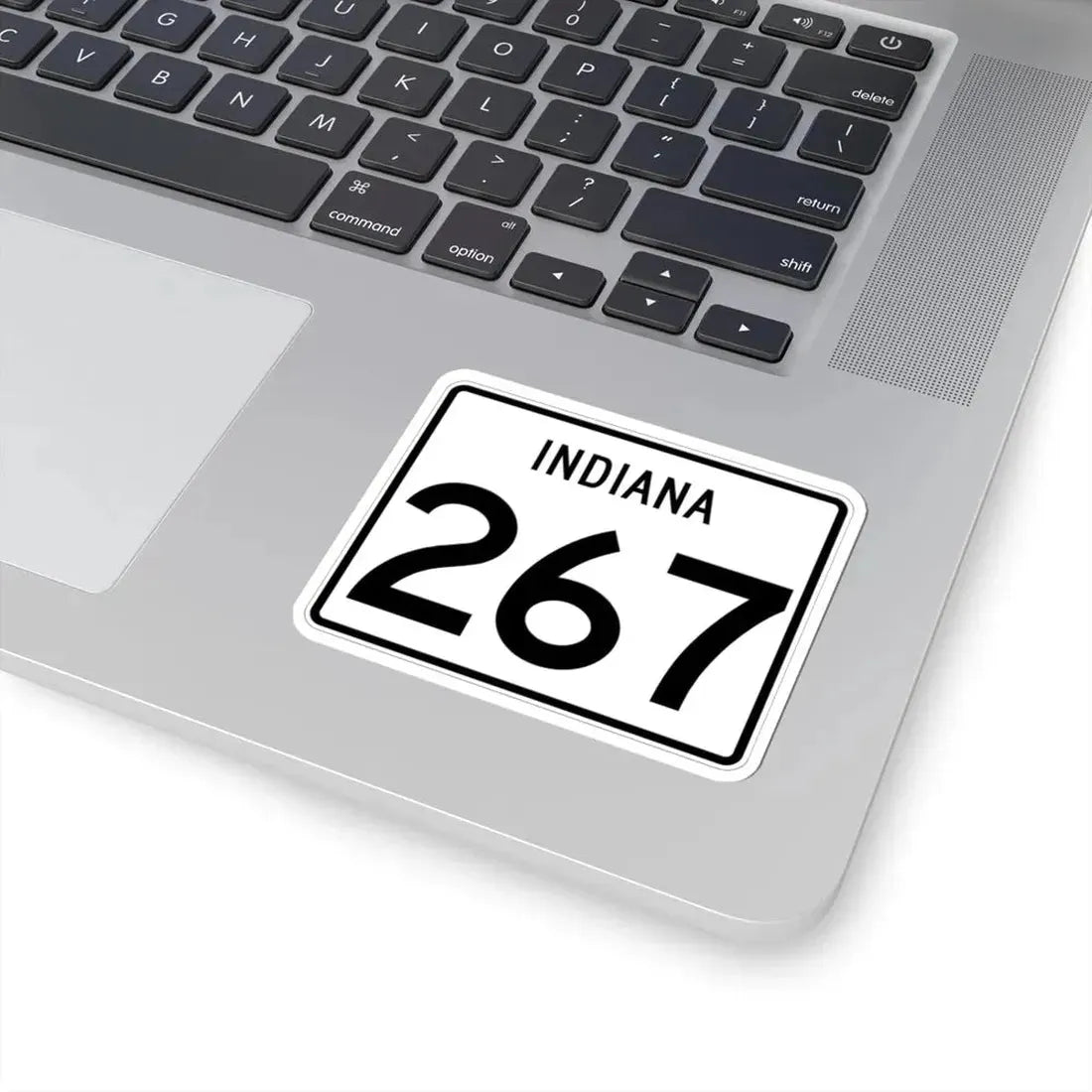 Indiana 267 (Indiana) (Road Sign) STICKER Vinyl Kiss-Cut Decal - The Sticker Space