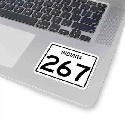 Indiana 267 (Indiana) (Road Sign) STICKER Vinyl Kiss-Cut Decal - The Sticker Space