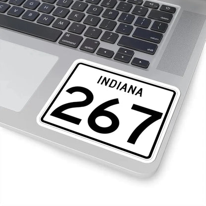 Indiana 267 (Indiana) (Road Sign) STICKER Vinyl Kiss-Cut Decal - The Sticker Space