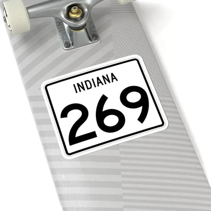 Indiana 269 (Indiana) (Road Sign) STICKER Vinyl Kiss-Cut Decal - The Sticker Space
