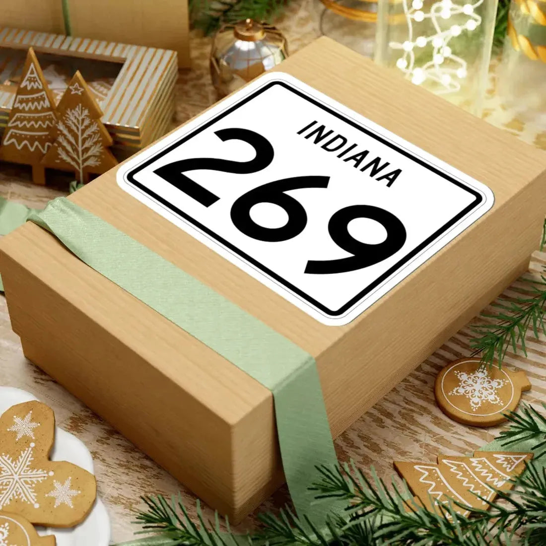 Indiana 269 (Indiana) (Road Sign) STICKER Vinyl Kiss-Cut Decal - The Sticker Space