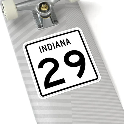 Indiana 29 (Indiana) (Road Sign) STICKER Vinyl Kiss-Cut Decal - The Sticker Space