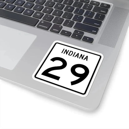 Indiana 29 (Indiana) (Road Sign) STICKER Vinyl Kiss-Cut Decal - The Sticker Space