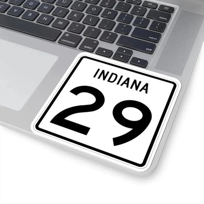 Indiana 29 (Indiana) (Road Sign) STICKER Vinyl Kiss-Cut Decal - The Sticker Space
