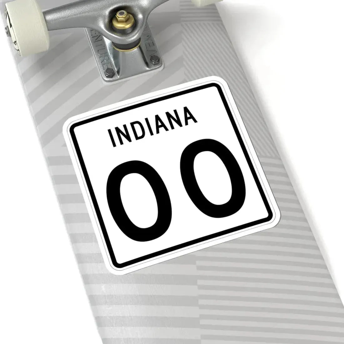 Indiana 2di (Indiana) (Road Sign) STICKER Vinyl Kiss-Cut Decal - The Sticker Space