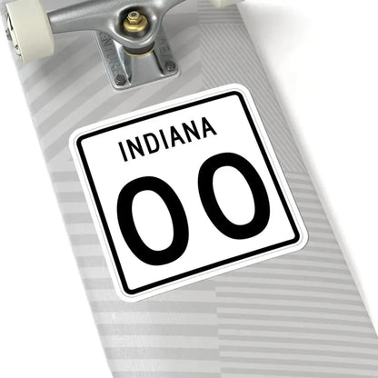 Indiana 2di (Indiana) (Road Sign) STICKER Vinyl Kiss-Cut Decal - The Sticker Space