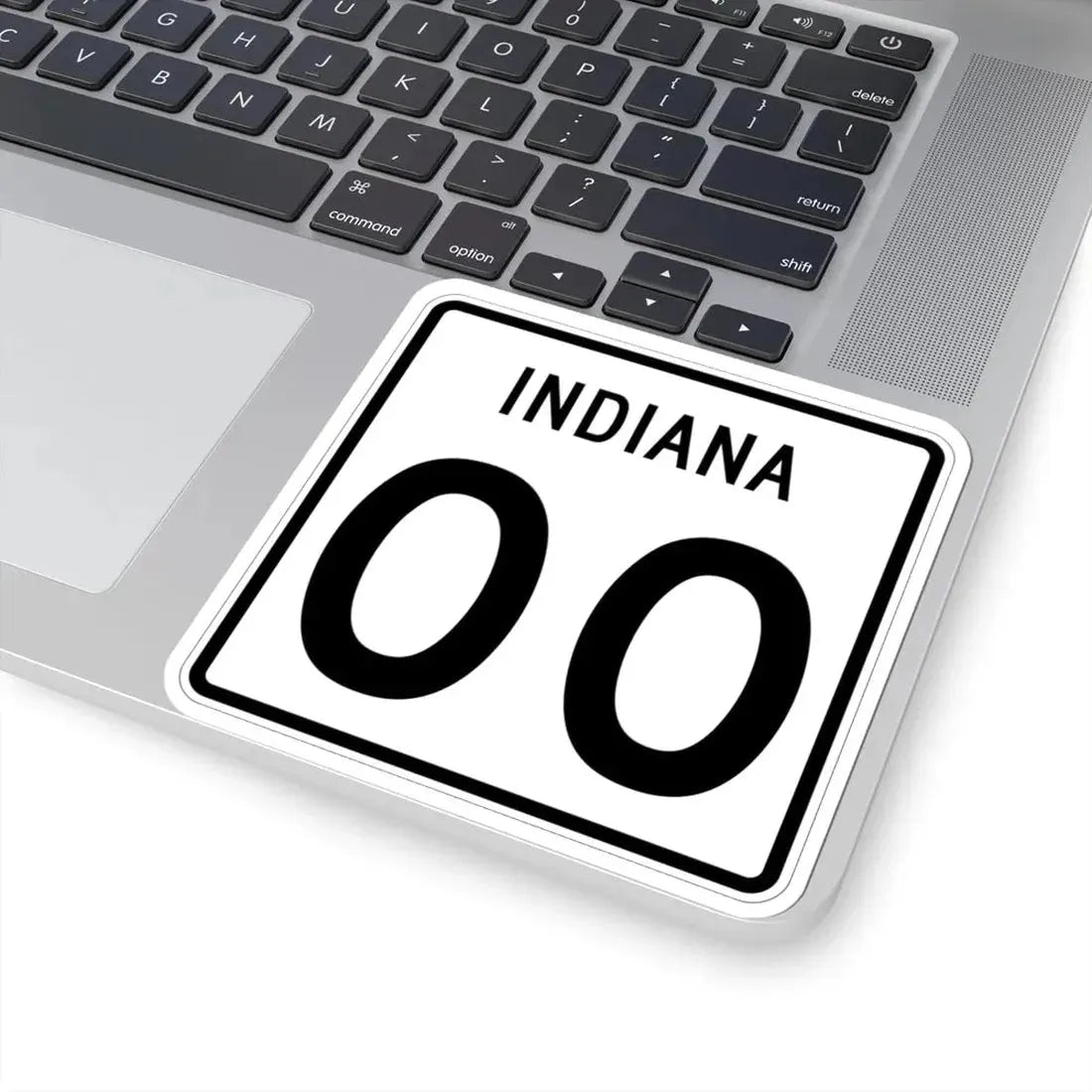 Indiana 2di (Indiana) (Road Sign) STICKER Vinyl Kiss-Cut Decal - The Sticker Space
