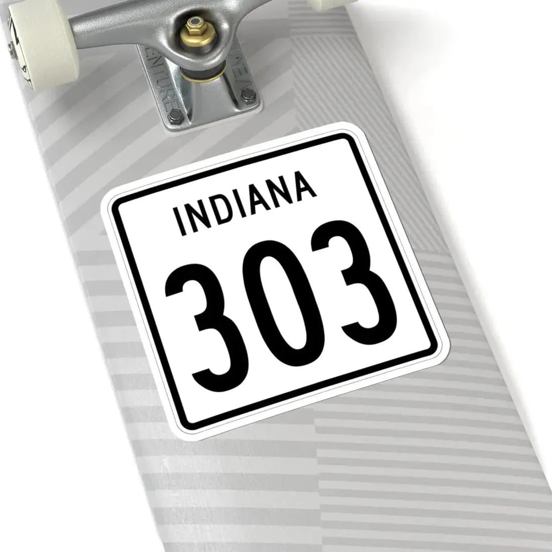 Indiana 303 1955 (Indiana) (Road Sign) STICKER Vinyl Kiss-Cut Decal - The Sticker Space