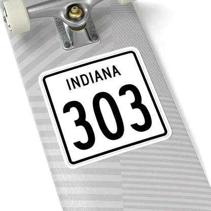 Indiana 303 1955 (Indiana) (Road Sign) STICKER Vinyl Kiss-Cut Decal - The Sticker Space